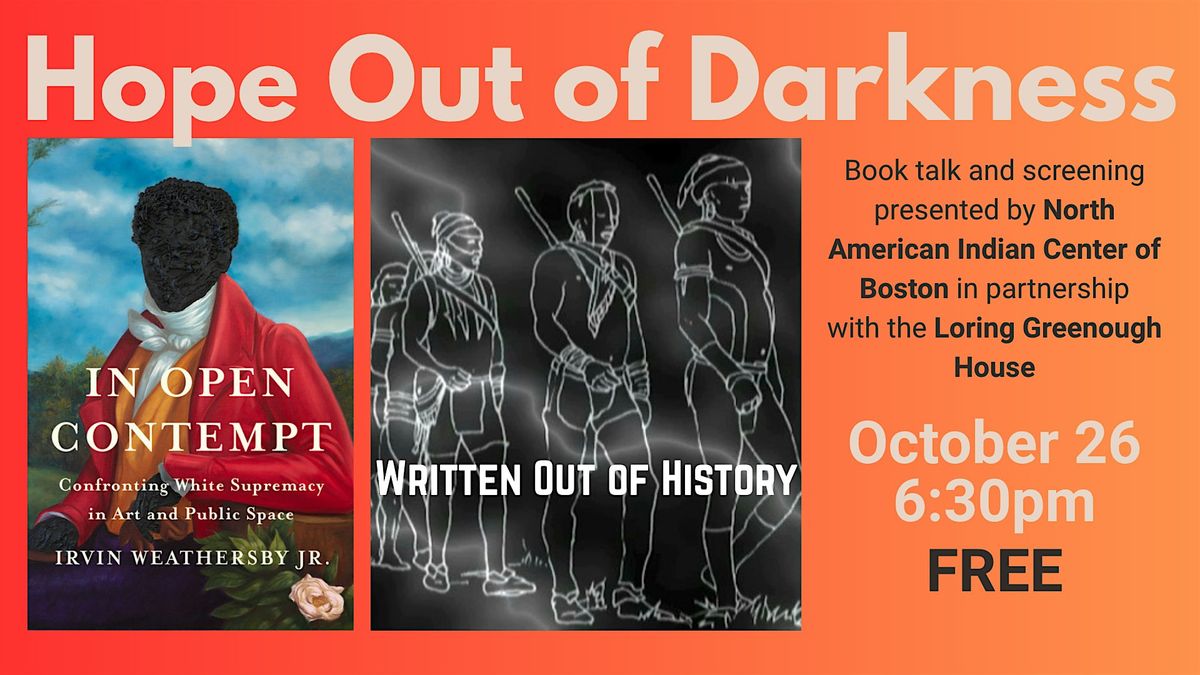 In Open Contempt & Written Out of History - Book Talk and Screening