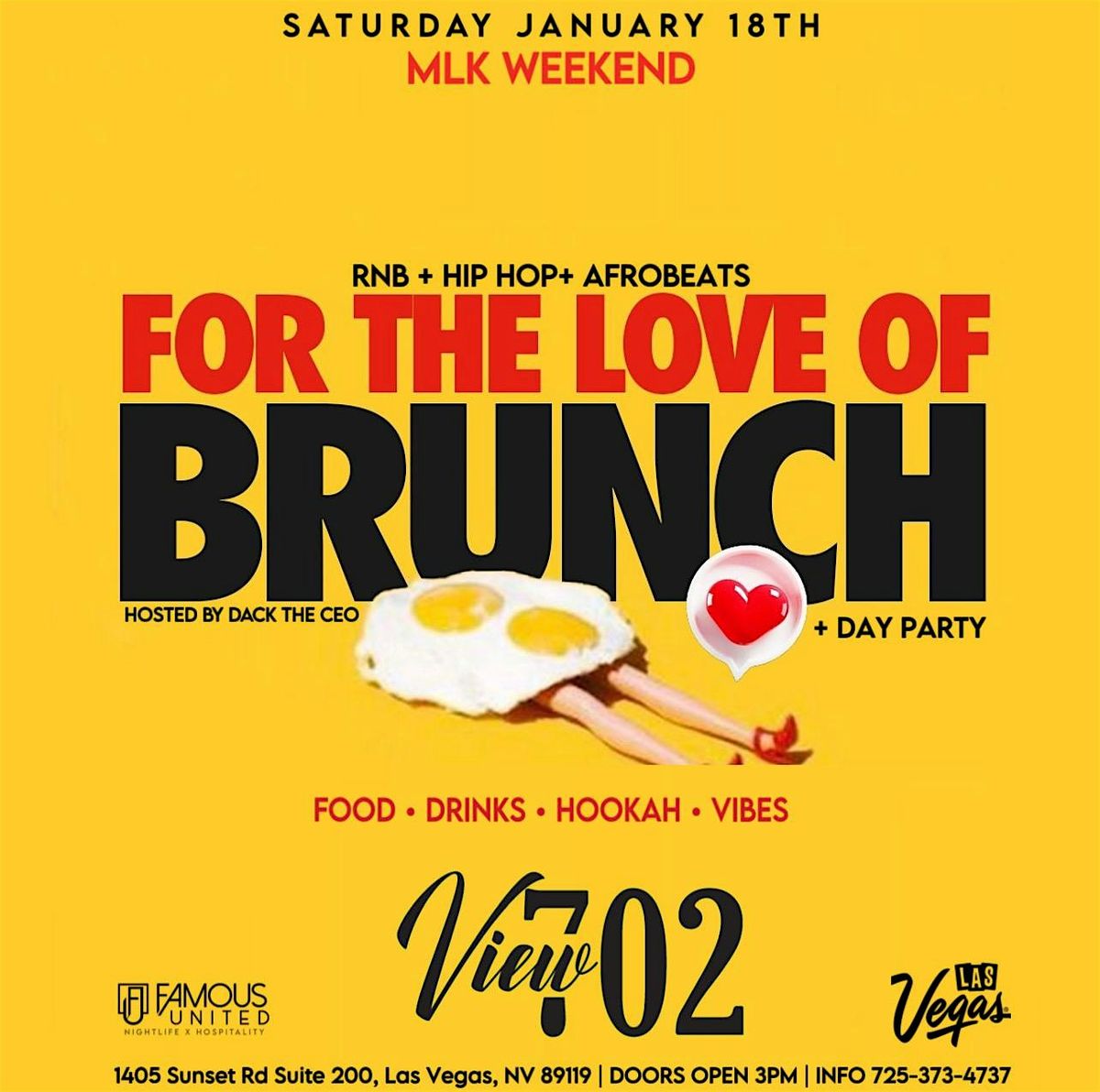 FOR THE LOVE OF BRUNCH + DAY PARTY