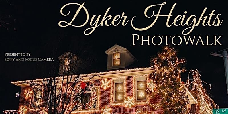 Dyker Heights Brooklyn Holiday Lights Photo Walk with Focus and Sony
