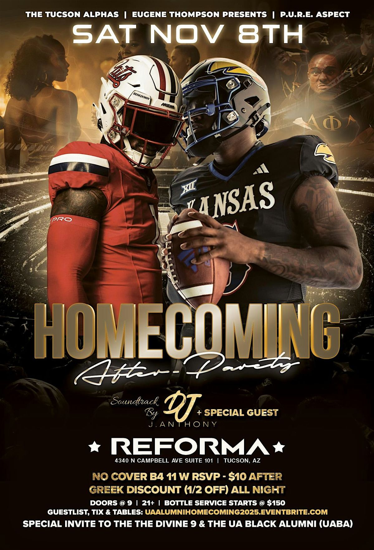 U of A HOMECOMING AFTER-PARTY @ Reforma