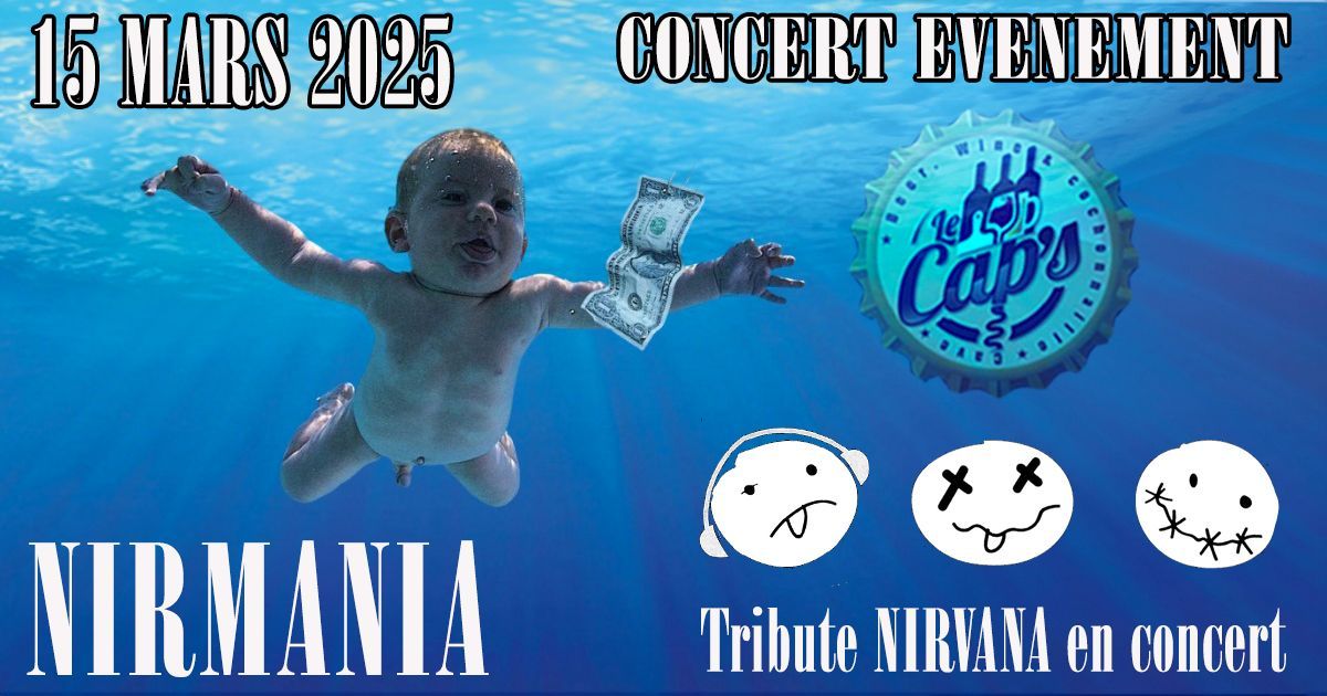 \ud83c\udfb8 Concert \u00e9v\u00e9nement- Nirmania (Tribute Nirvana) \ud83c\udfb6\n