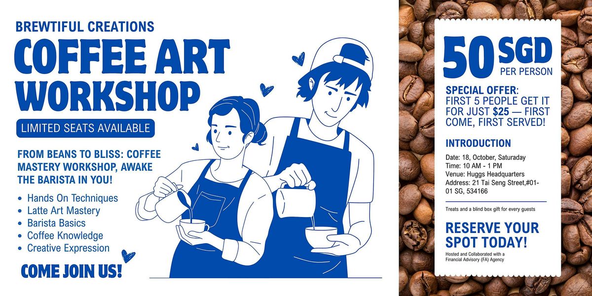 Brewtiful Creations Coffee Art Workshop