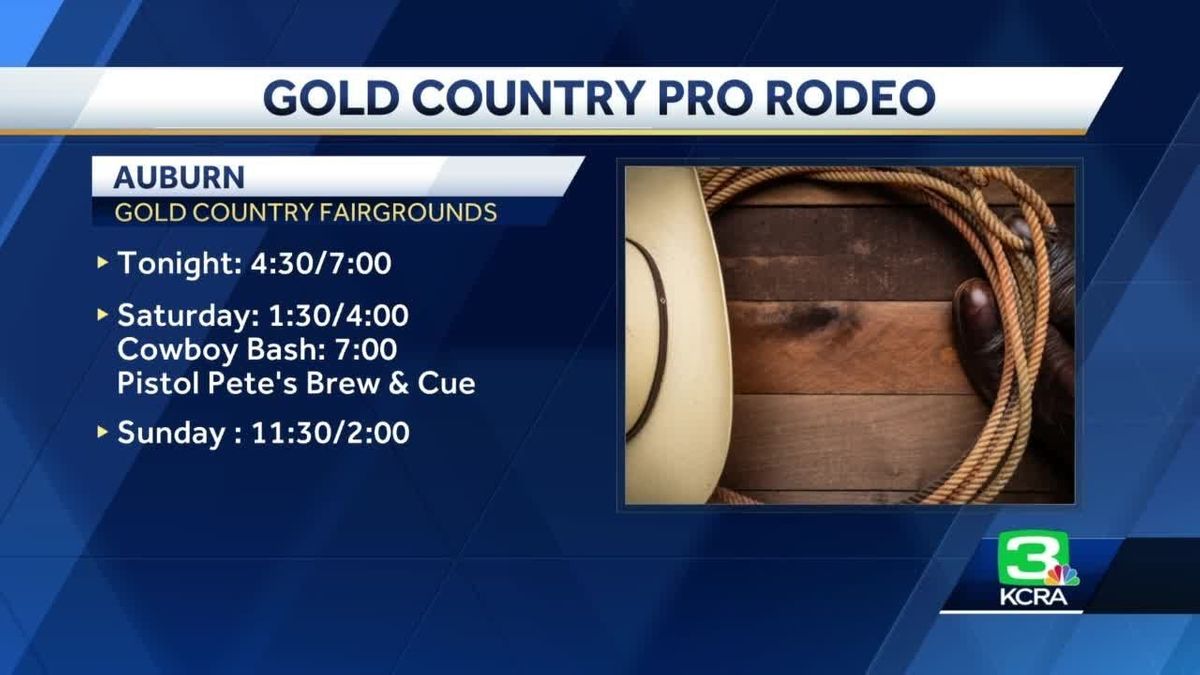 Gold Country Pro Rodeo - Sunday