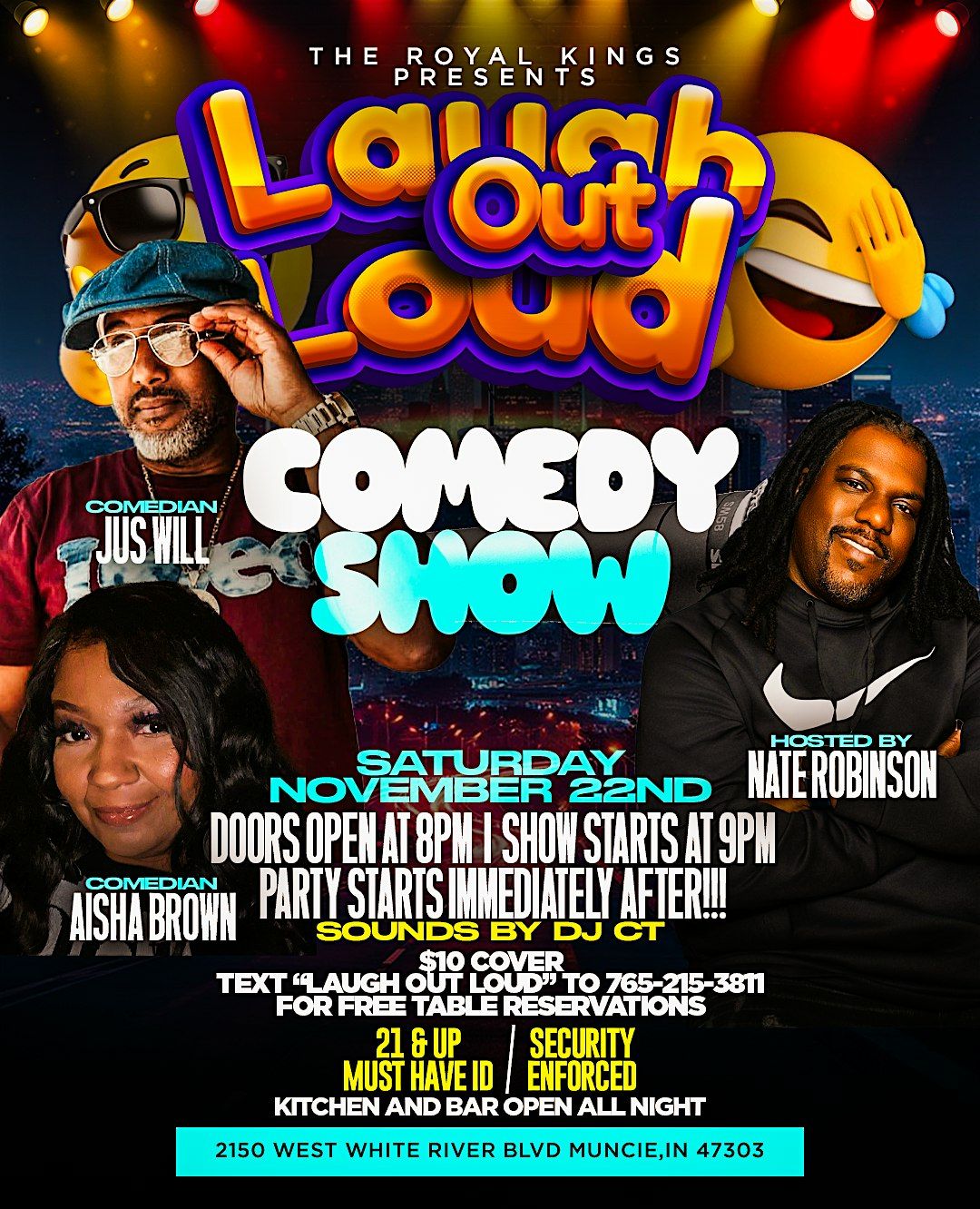 \u201cLaugh Out Loud\u201d Comedy Show hosted by Nate Robinson
