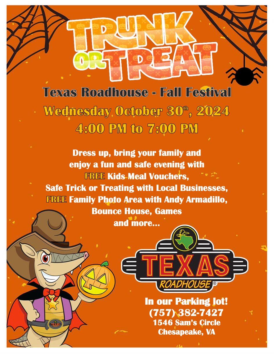 Texas Roadhouse - Trunk or Treat & Fall Festival