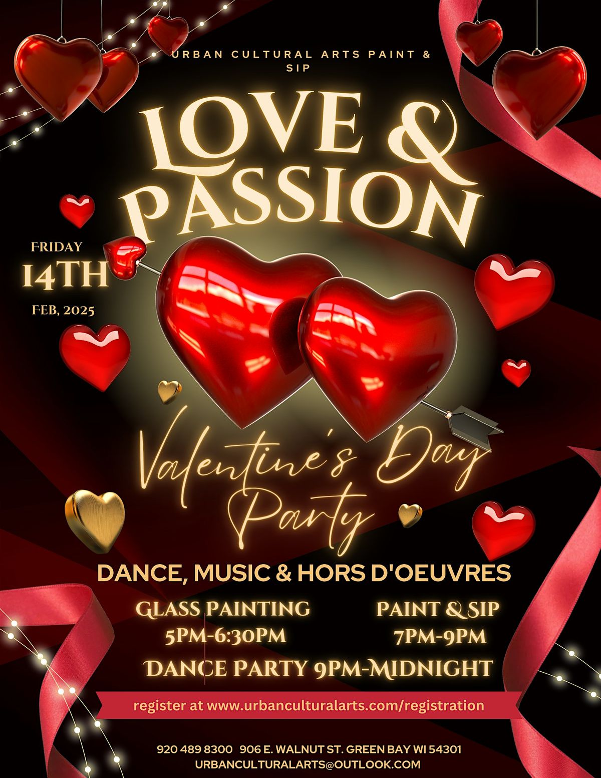 Valentines Day Edition Paint, Sip and Socialize