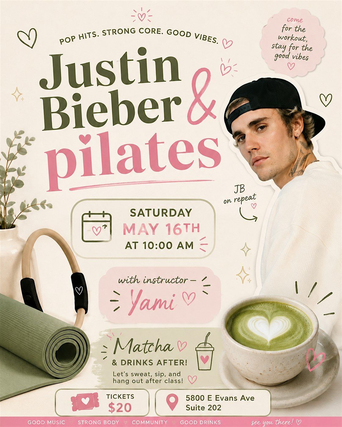 Justin Bieber & Pilates