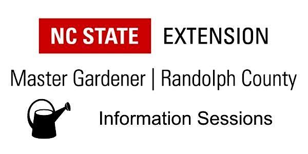 Randolph County Master Gardener Information Session #2