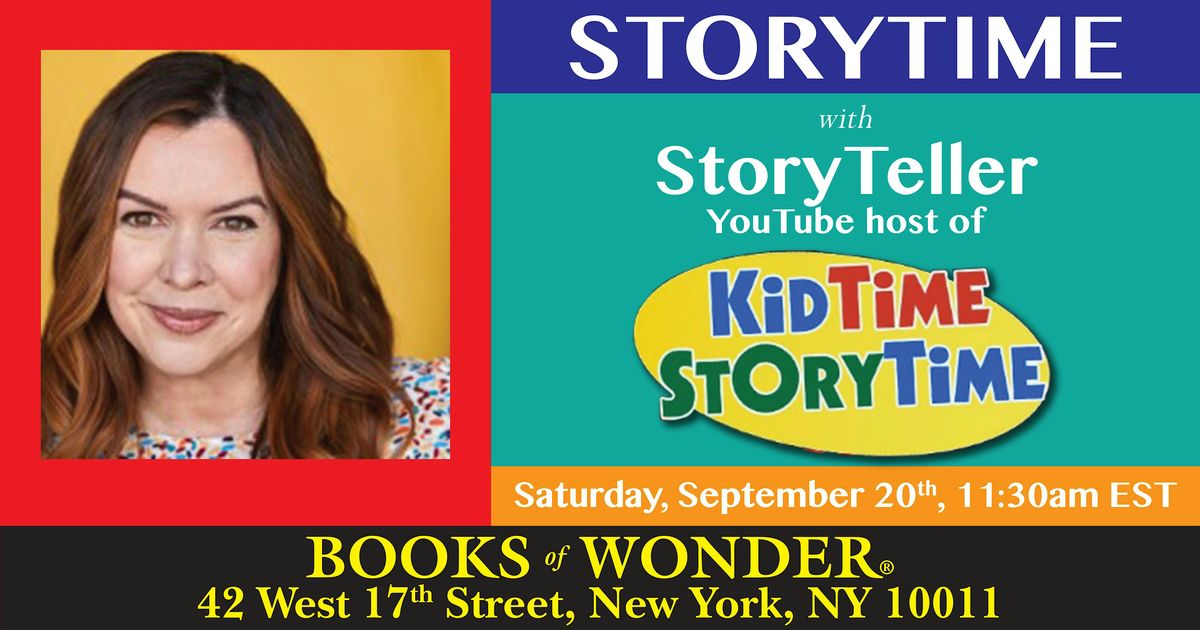 Storytime | Storyteller, host of KidTime Storytime!
