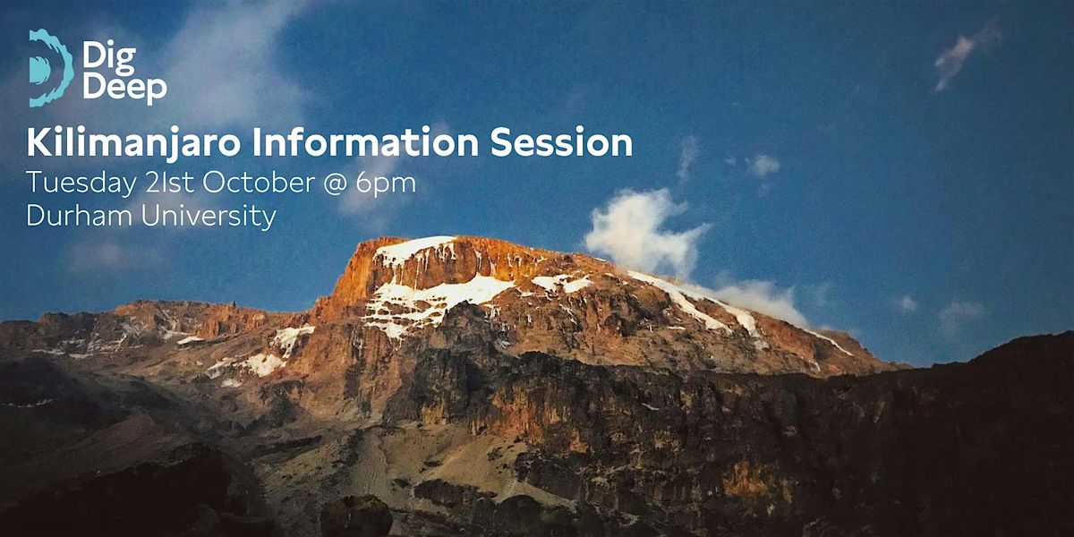 Durham Kilimanjaro 2026 Information Session