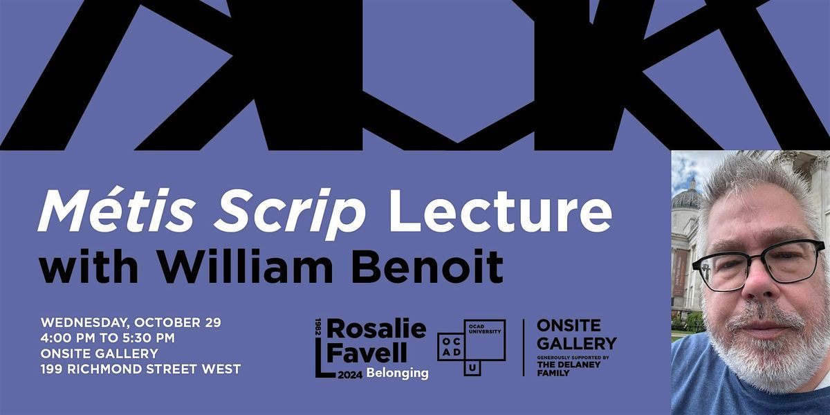 M\u00e9tis Scrip Lecture with William Benoit