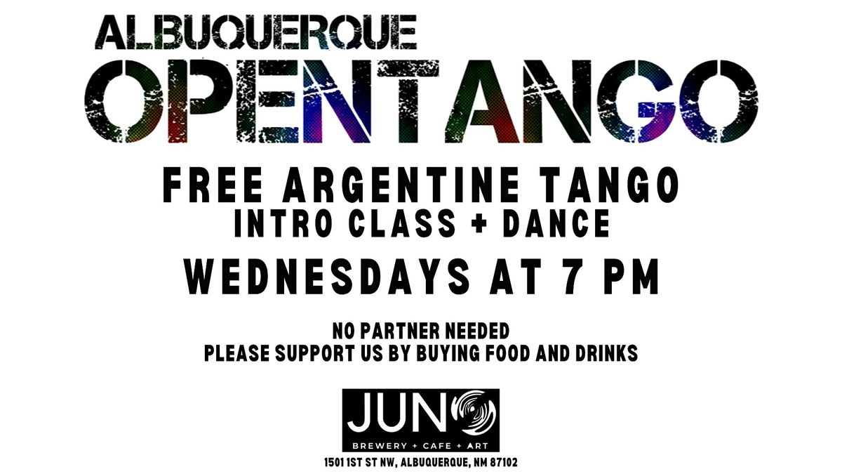 Albuquerque Open Tango: Free Beginner Lesson & Social Dance