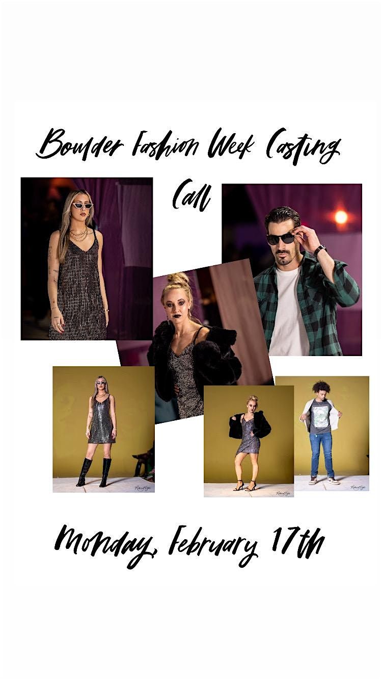 Boulder Fashion Week Casting Call