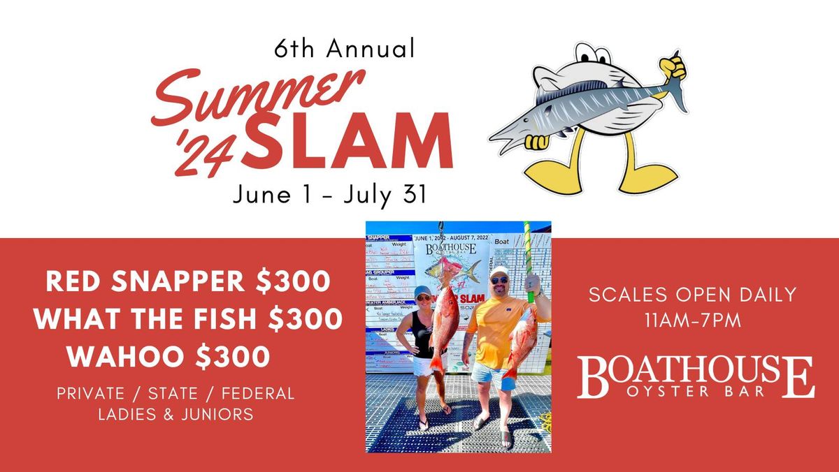 6th Annual Summer Slam Fishing Tournament