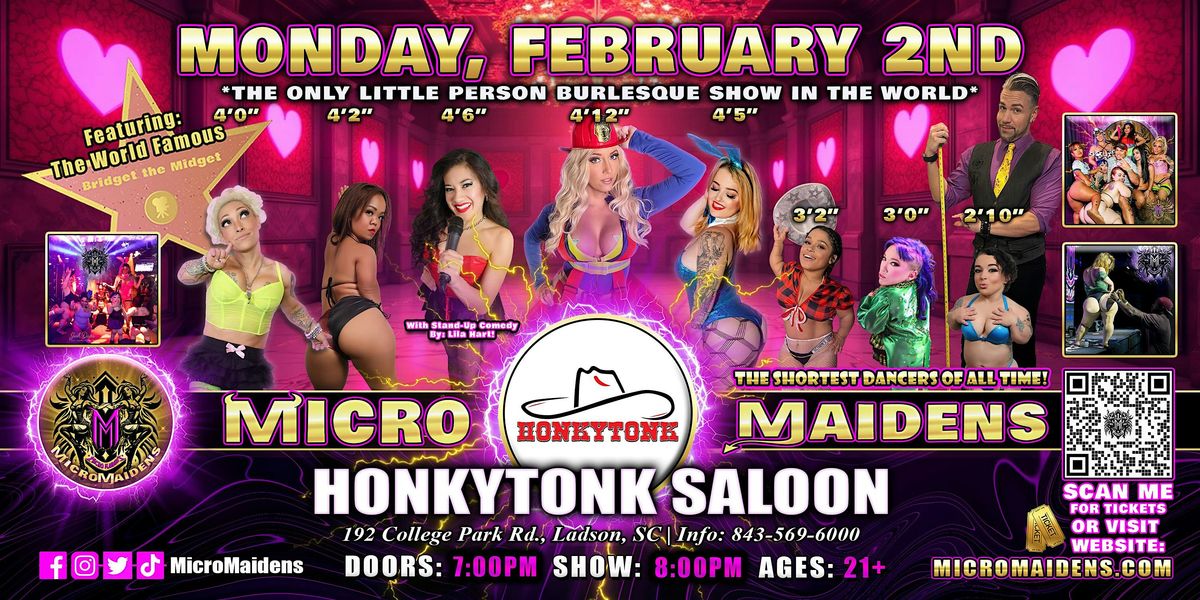 Ladson, SC - Micro Maidens Dwarf Dancers @Honkytonk Saloon