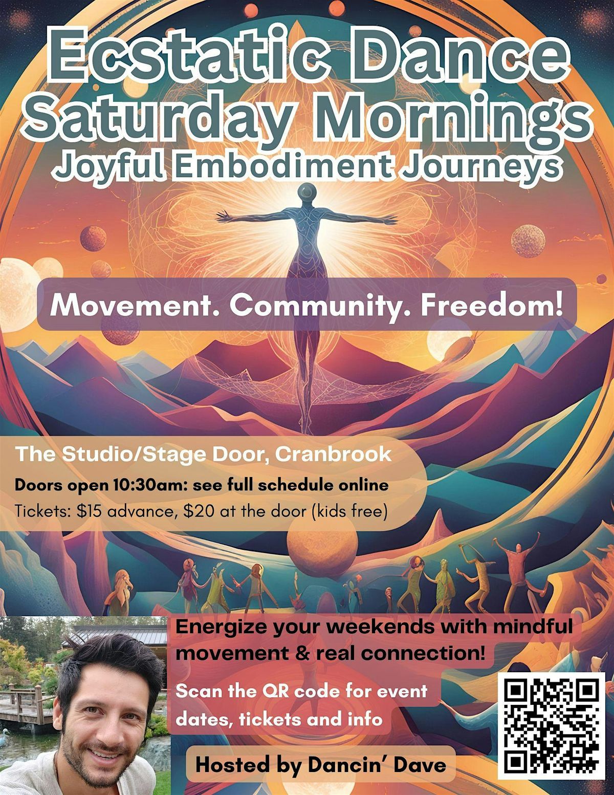 Ecstatic Dance & Conscious Movement (Saturdays mornings)