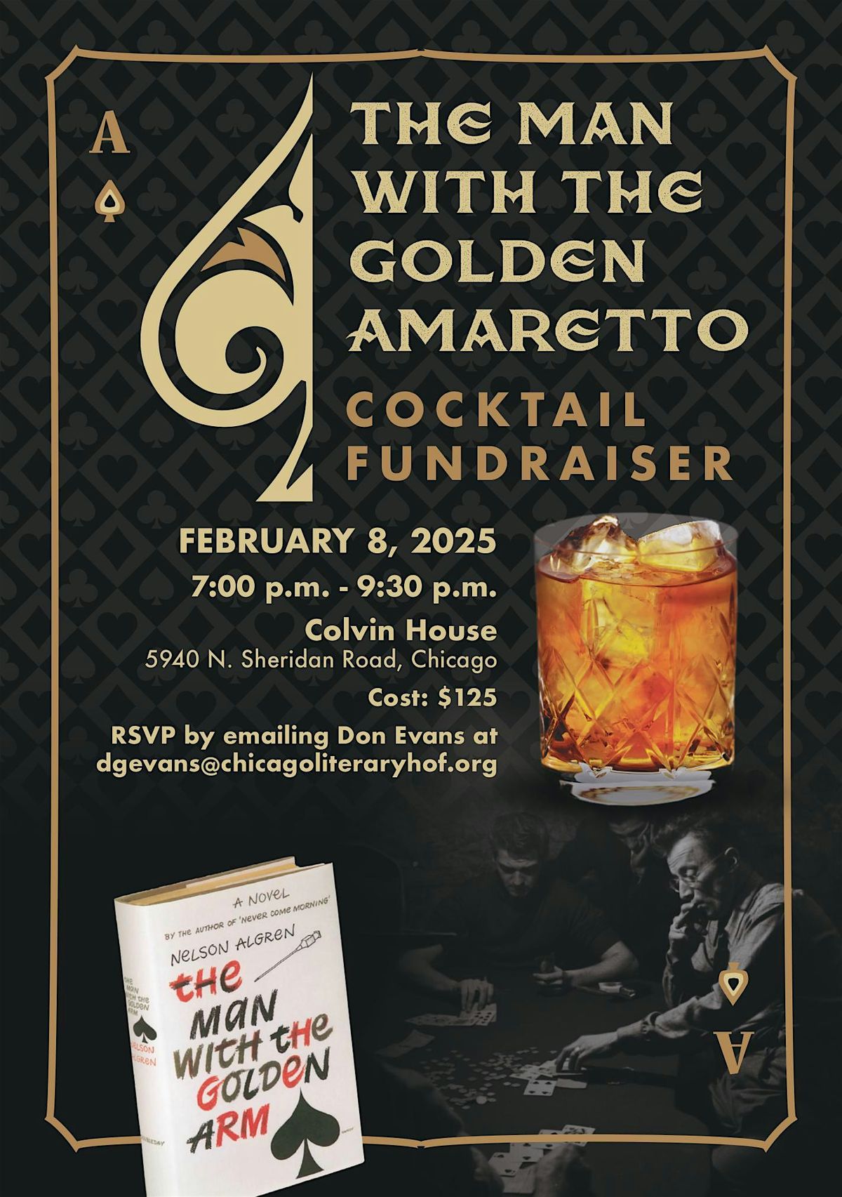 The Man with the Golden Amaretto: Literary Cocktail Party