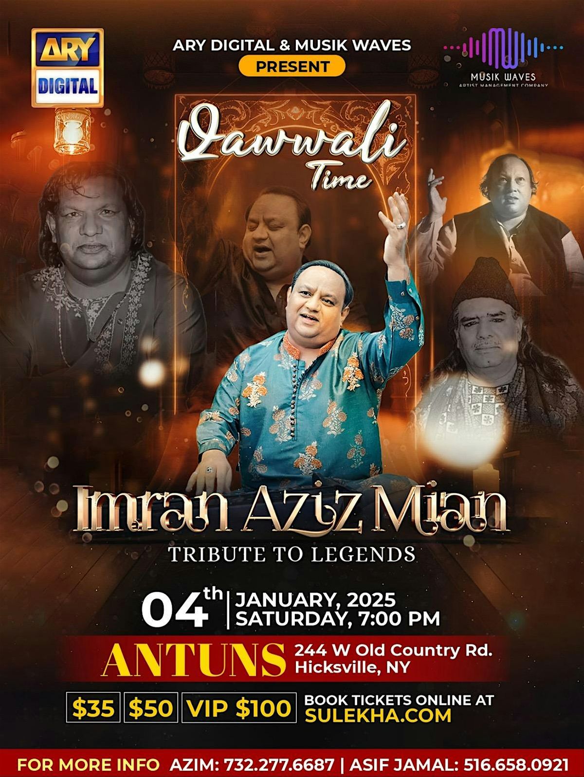 Qawwali Time with Imran Aziz Mian in New York.