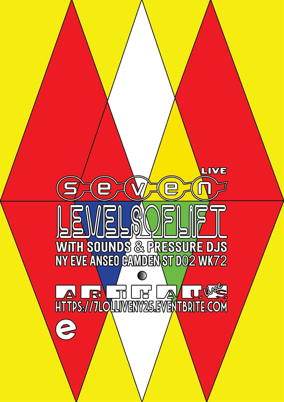 NYE  2024 SEVENLEVELSOFLIFT LIVE WITH SOUNDS & PRESSURE DJS