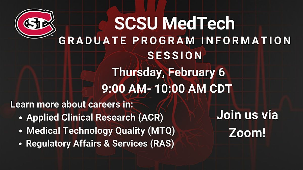 MedTech Graduate Programs Information Session