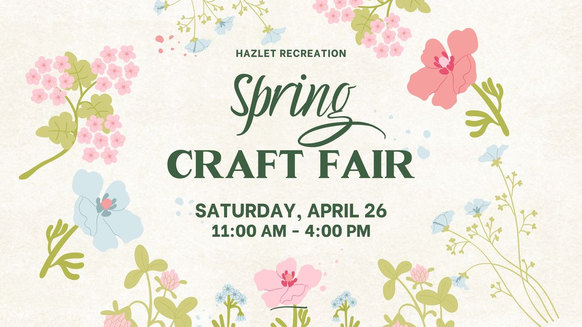 Spring Craft Fair - Hazlet Recreation