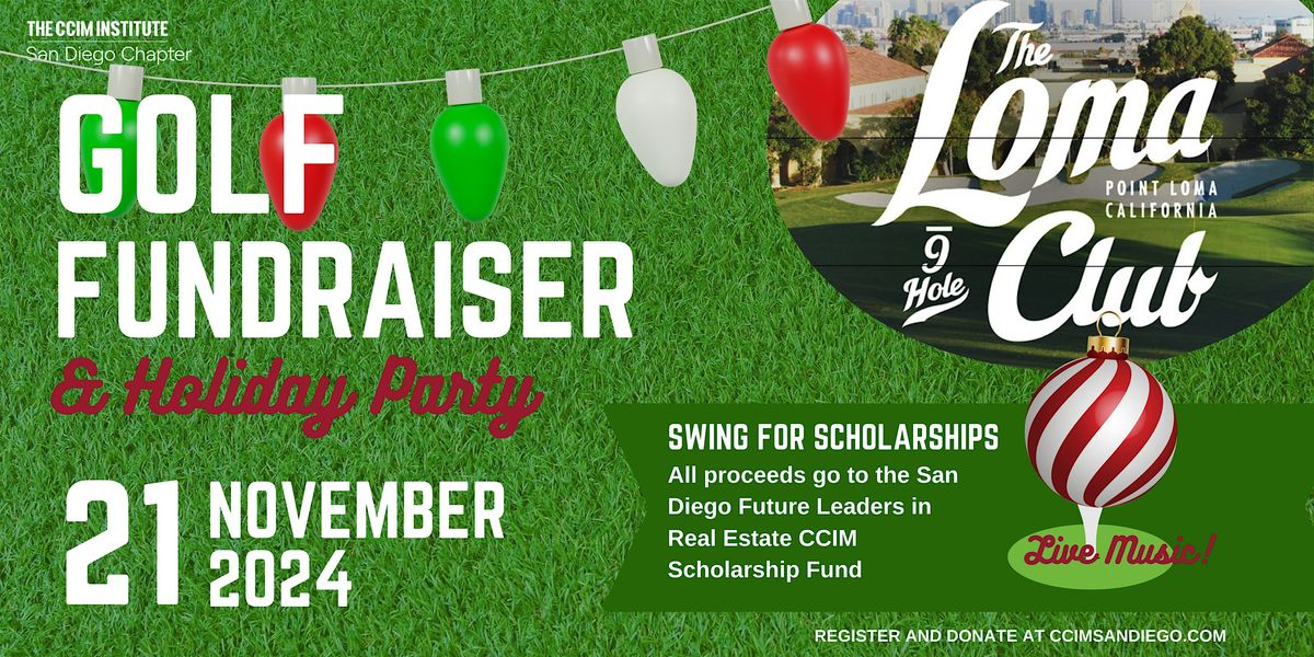 CCIM San Diego Golf Fundraiser & Holiday Party