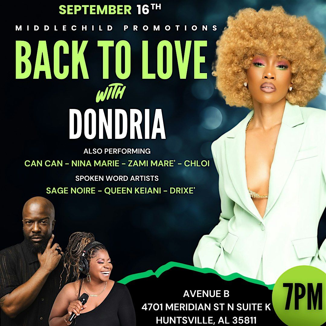 Back To Love with Dondria