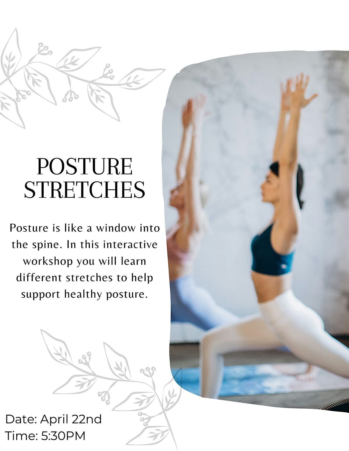 Posture Stretches Workshop