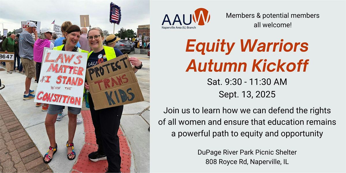 Equity Warriors Autumn Kickoff