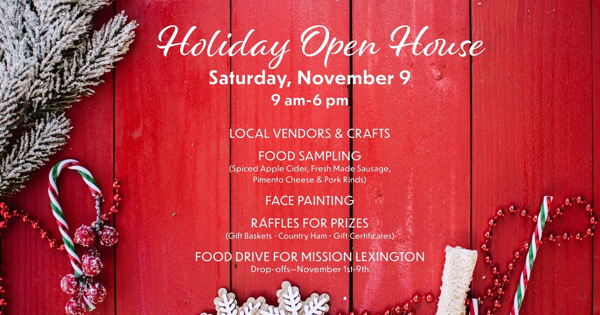 Holiday Open House at Four Oaks Farm Country Store