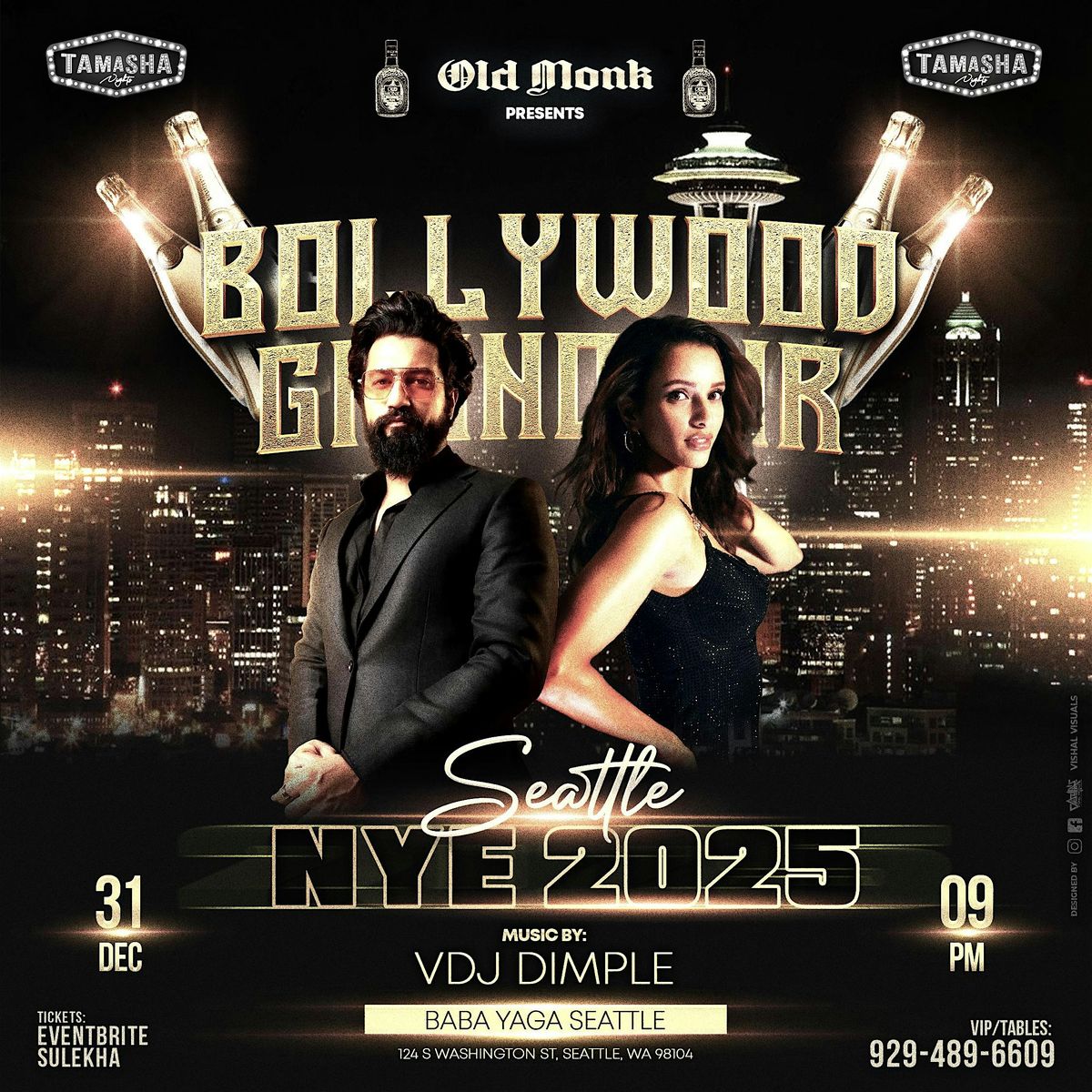 SEATTLE BOLLYWOOD GRANDUER NYE 2025 @BABA YAGA NIGHTCLUB