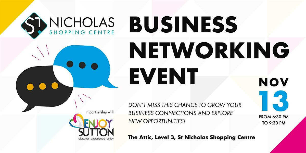 St Nics Business Networking Event