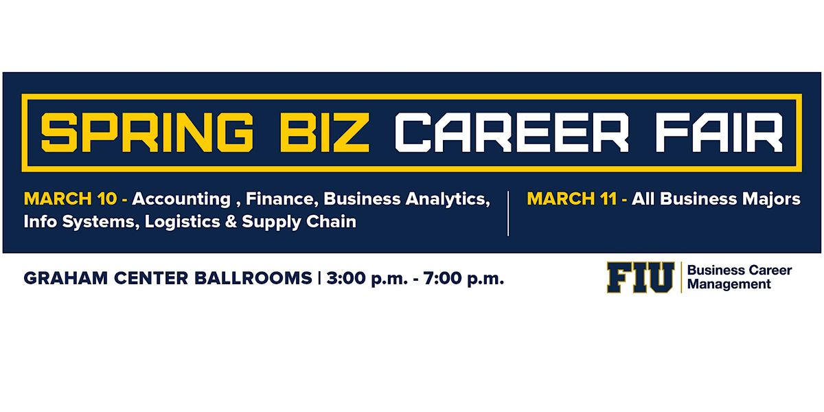 FIU Business Career Fair: Spring 2026