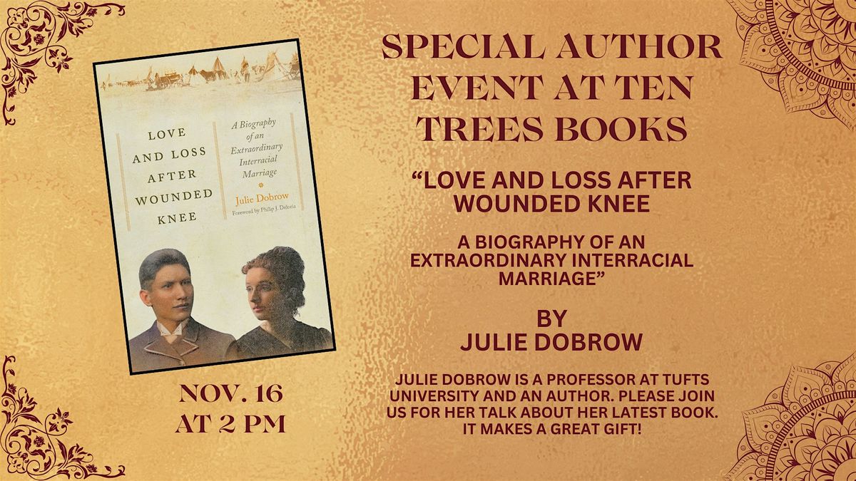 Historical non-fiction author event at Ten Trees Books in Natick