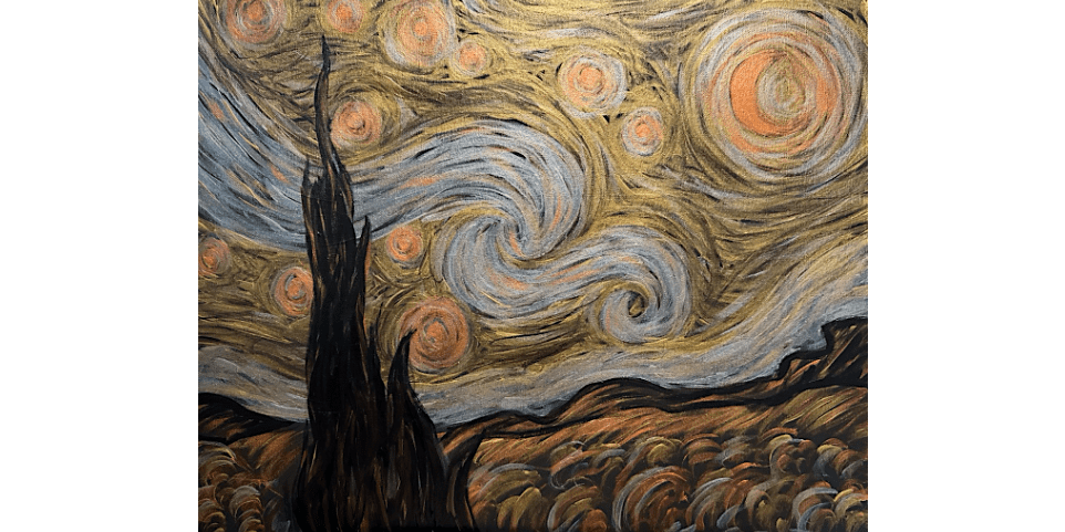 A Starry Night Shining - Paint and Sip in Cincinnati | Classpop!\u2122