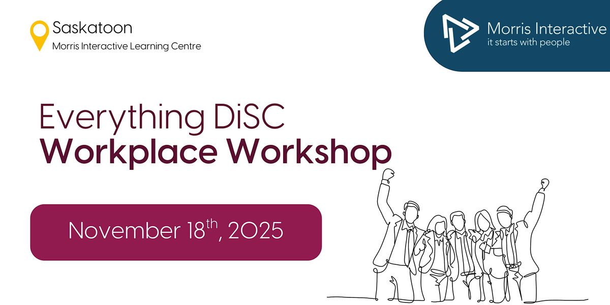 Everything DiSC Workplace Workshop - November 18, 2025 - Saskatoon, SK