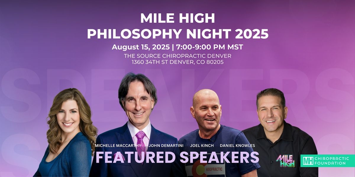 Mile High Philosophy Night 2025