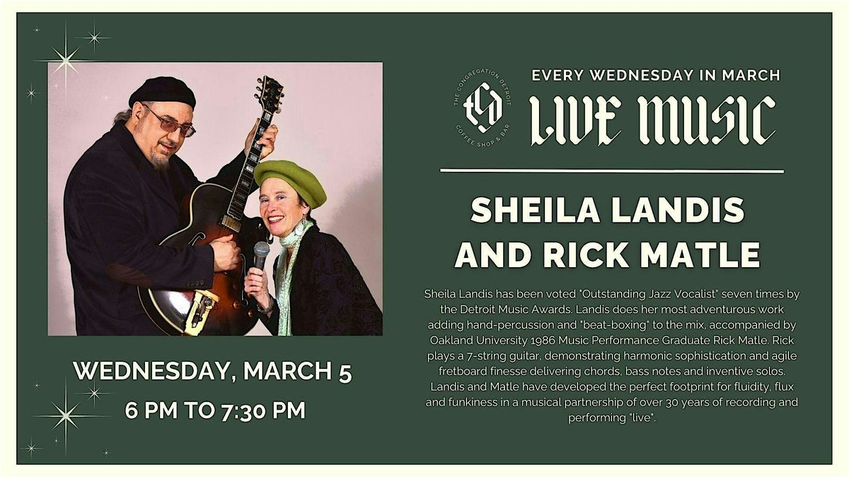 Free Live Music - Sheila Landis and Rick Matle