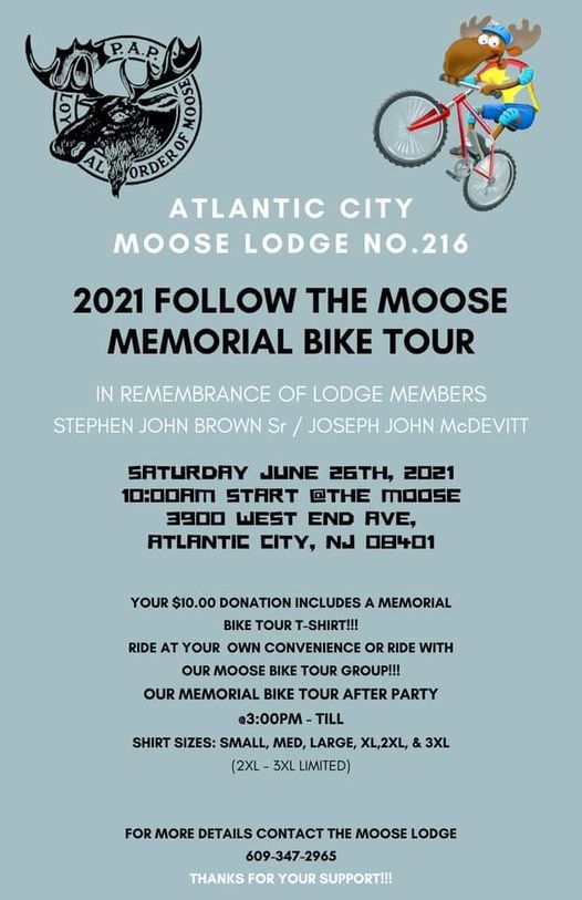 2021 Moose Memorial Bike Tour