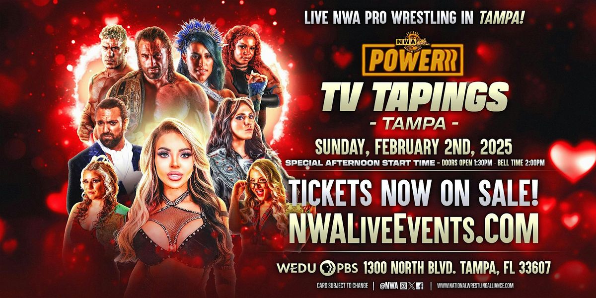 NWA Powerrr Tapings @ WEDU PBS Studios \/ Sunday, February 2nd, 2025