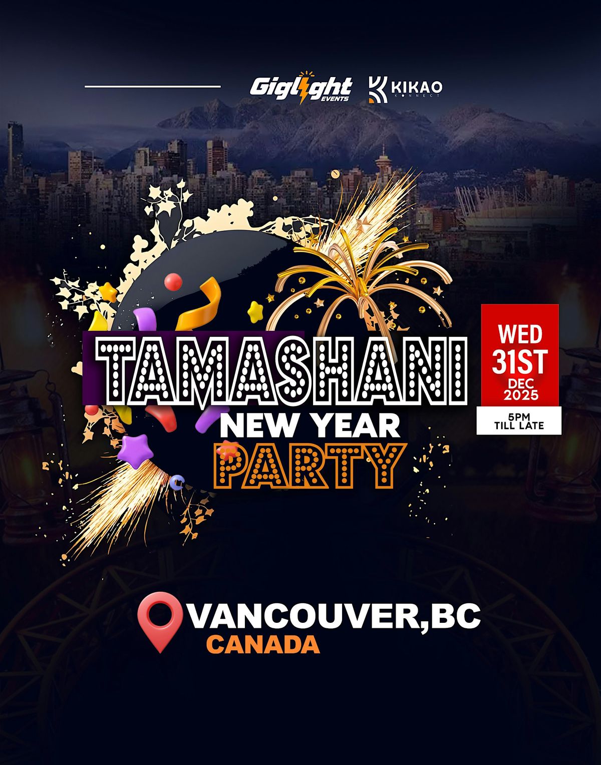 TAMASHANI NEW YEARS EVE PARTY
