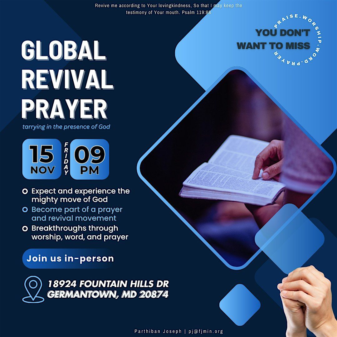 Global Revival Prayer