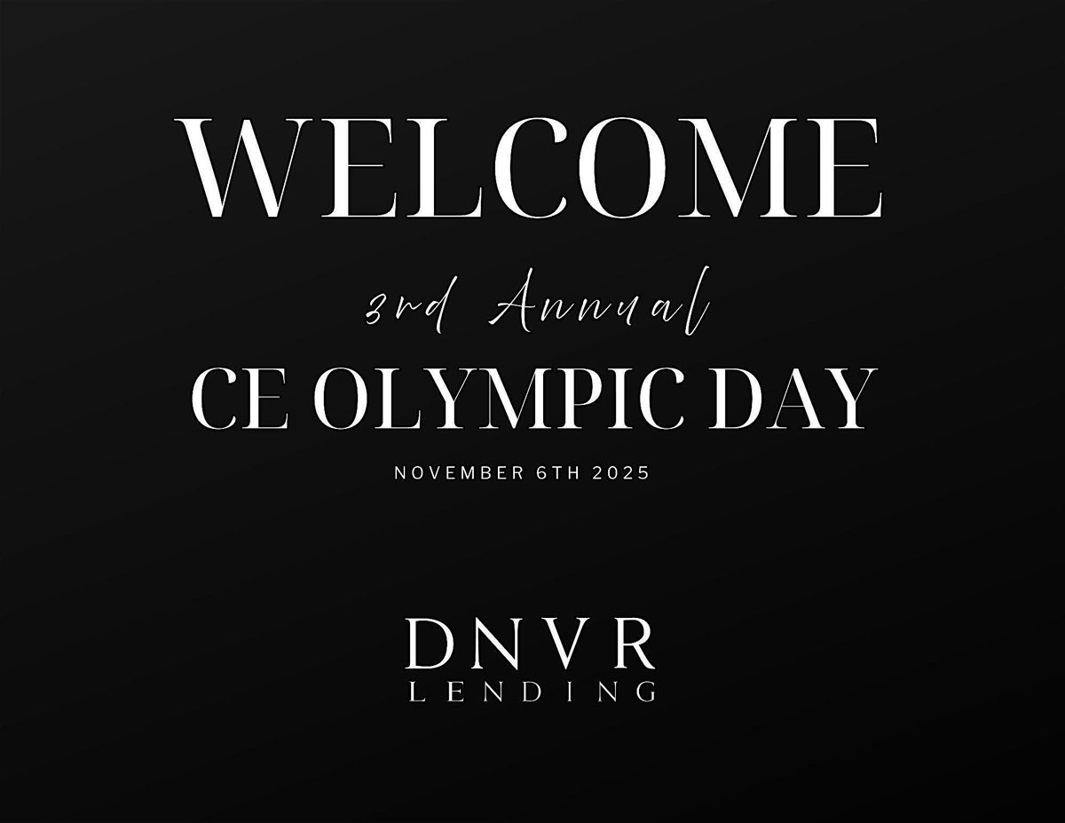 CE Olympic Day! It's a Realtor CE Day: Elevate Your Expertise 2025!