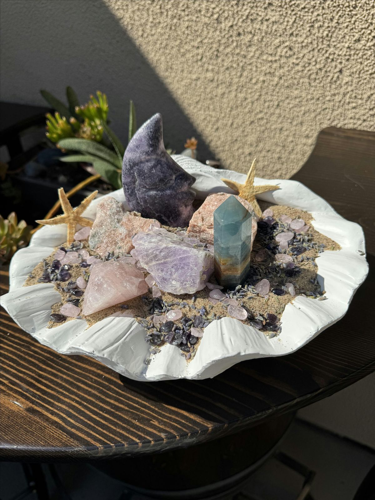 Crystal Sand Terrarium DIY and New Moon Sound Bath