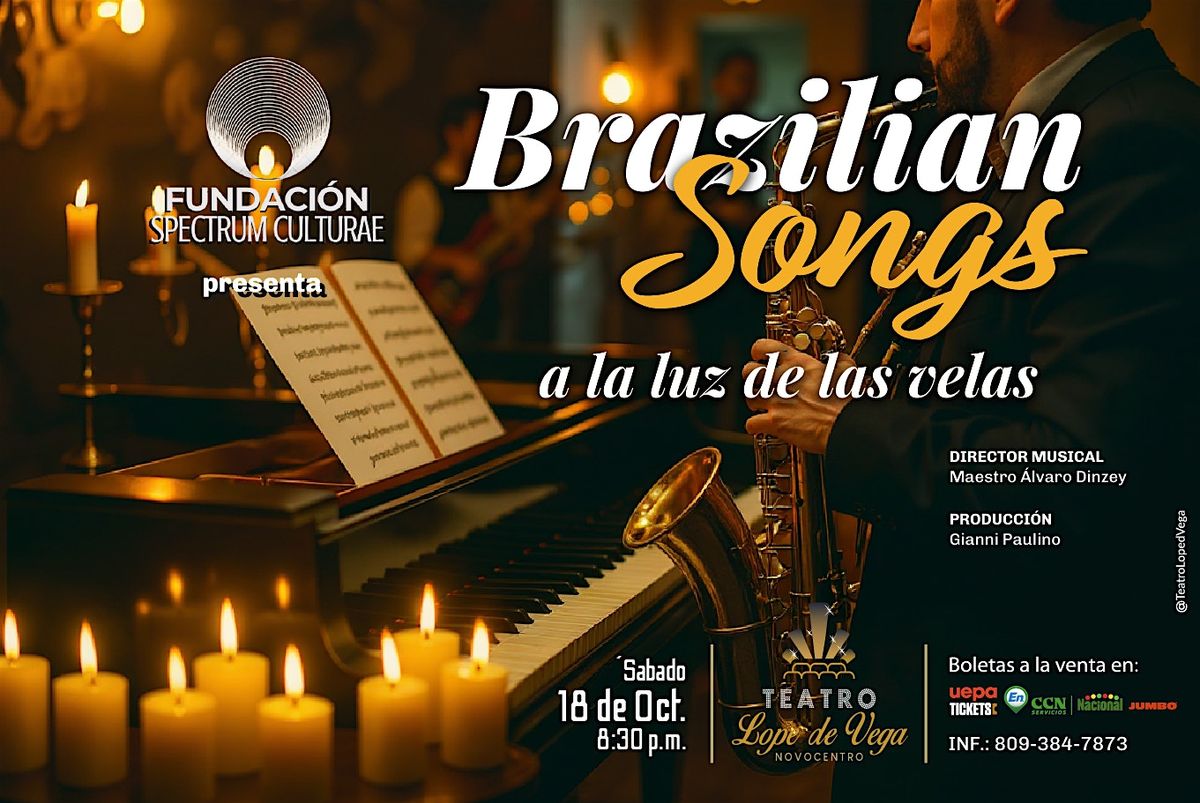 CONCIERTO: Brazilian songs a la luz de las velas | Teatro Lope de Vega
