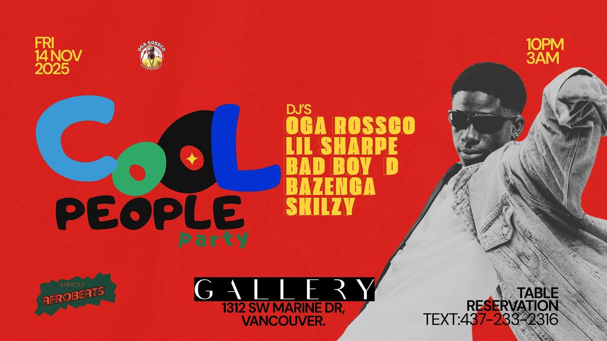 Cool People Party at Gallery Vancouver