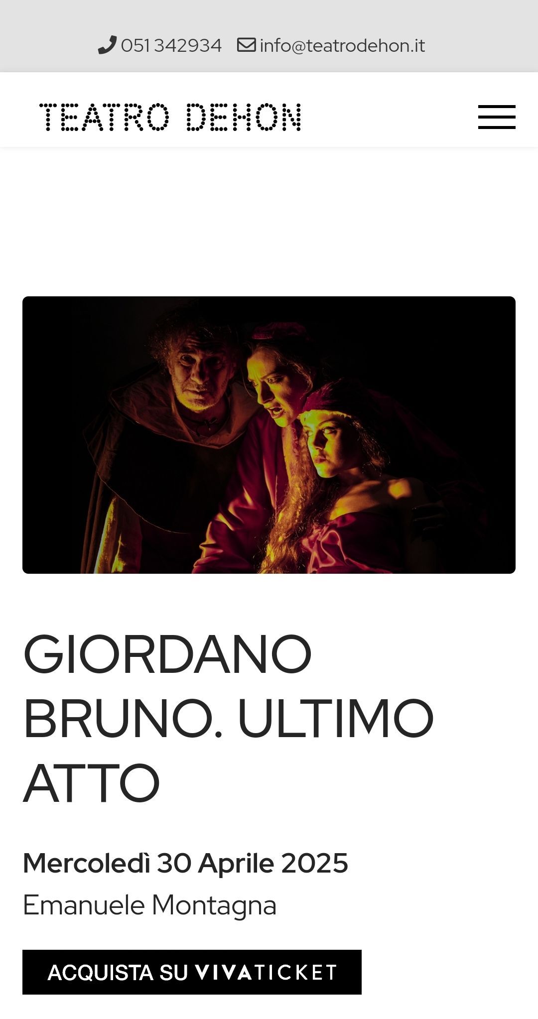 Giordano Bruno. Ultimo Atto