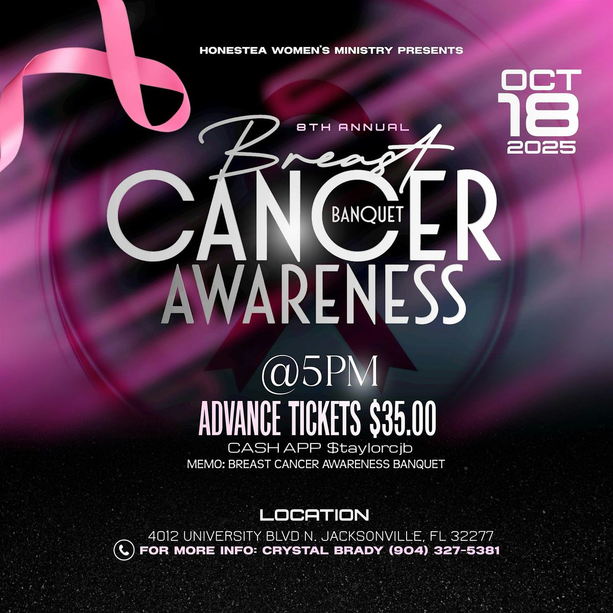 8TH ANNUAL BREAST CANCER AWARENESS BANQUET