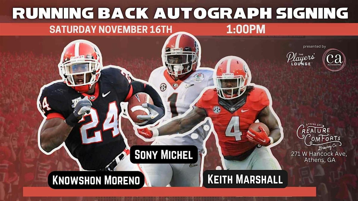 UGA RB Legends Autograph Event