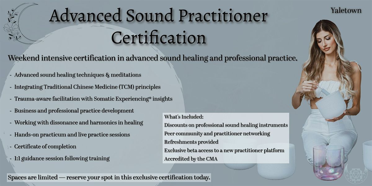 Sound Practitioner Certification - Advanced